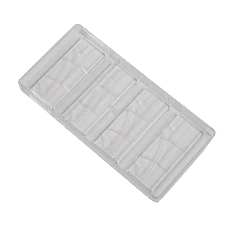 ABKJ-4X Candy Bar Chocolate Mold Baking Candy Stock Cake Decorating Tool Transparent