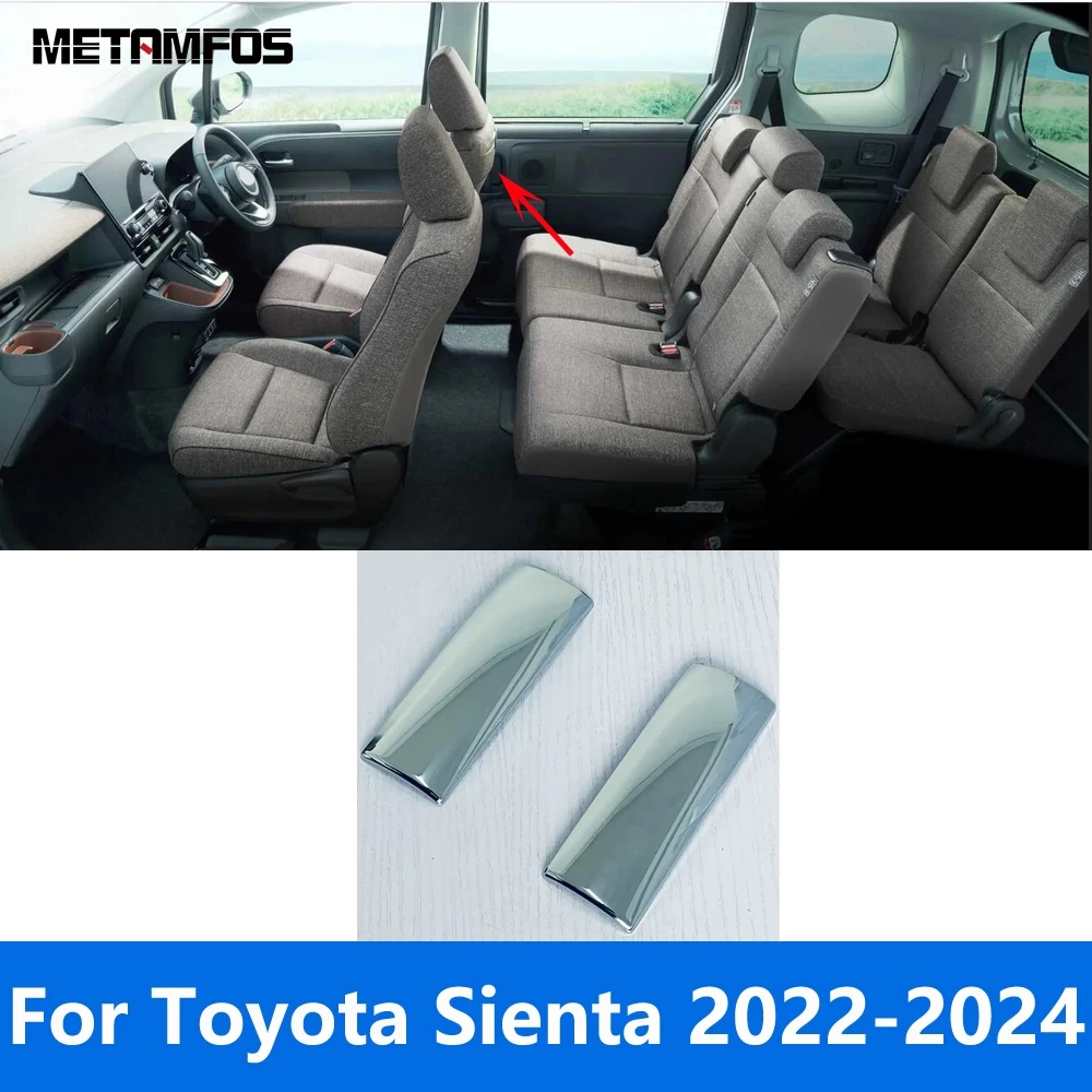 

Автомобильные аксессуары для Toyota Sienta 10 серии 2022 2023 2024 Матовая Внутренняя средняя дверная ручка крышка чаши отделка Декоративная наклейка