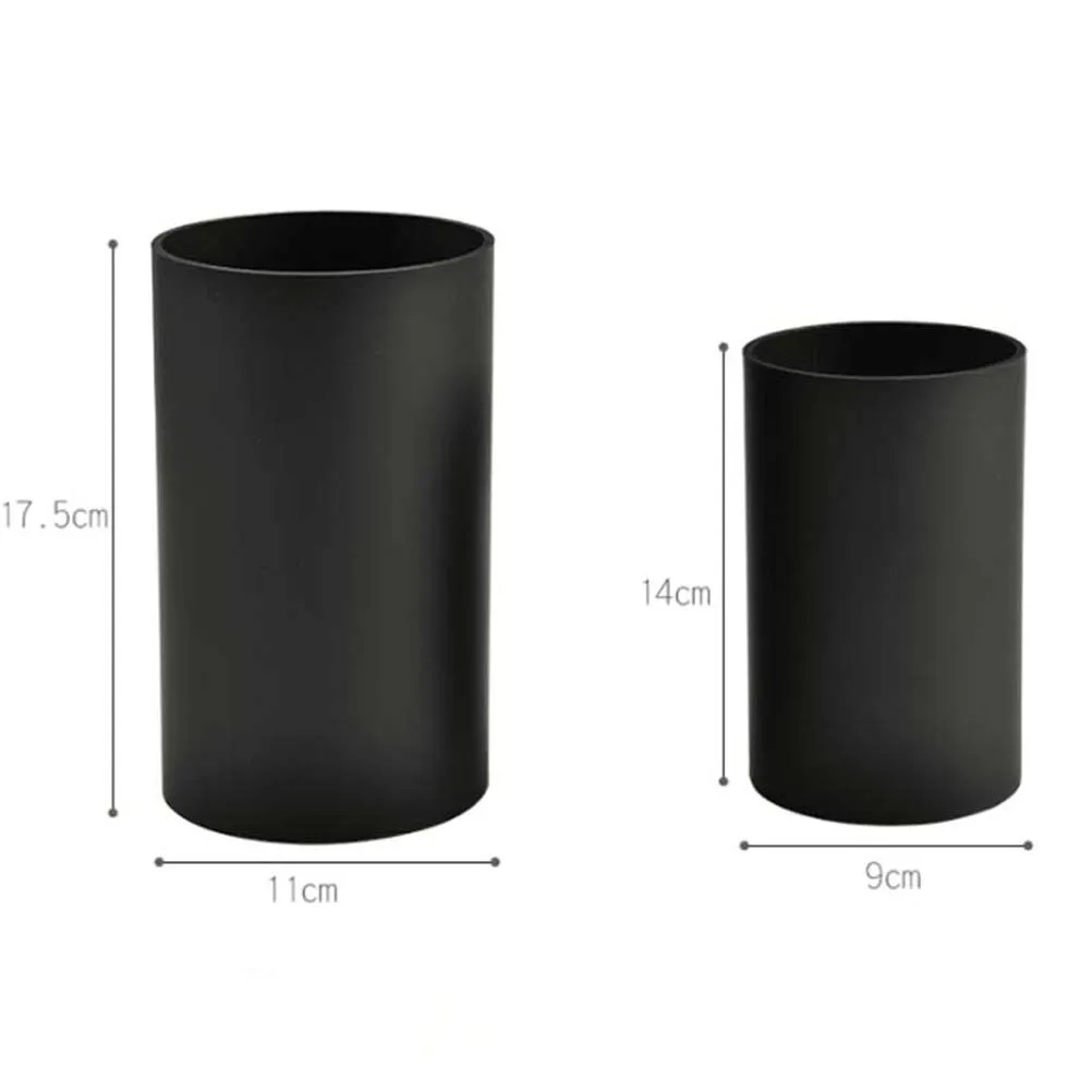 قطعة واحدة من حامل أدوات المطبخ بتصميم دائري بسيط وعملي، اختيار هدية رائع للأصدقاء والعائلة والمشترك باللون الأسود والكبير #4