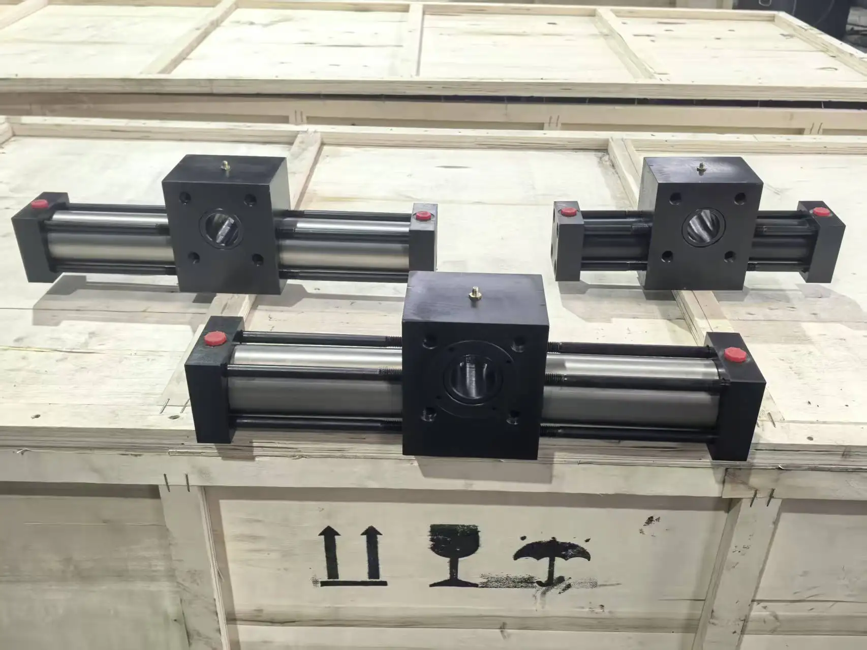 Space-Saving High Precision Rotary Hydraulic Actuators Oil Cylinder Angle 180°270°Driving for Metallurgical Conveying Equipment
