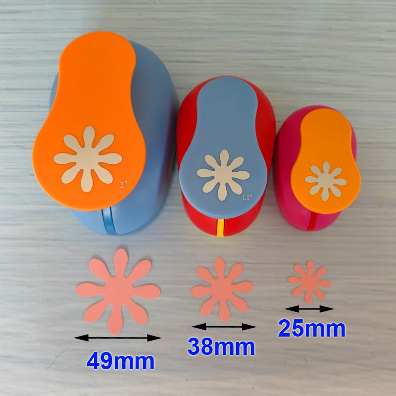 1.5cm-7.3cm Flower Shape Craft Punch Paper Punches Scrapbooking Punchers DIY Handmade Cutter EVA Foam Hole Cutting Tool