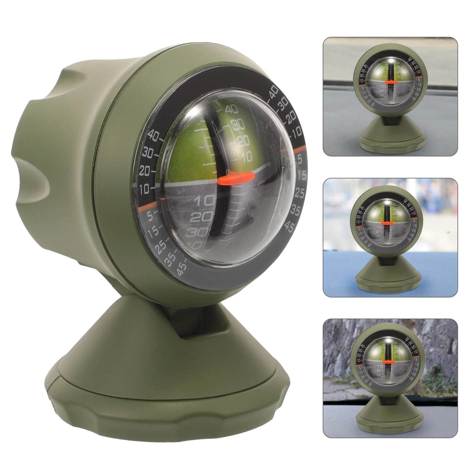 Vehicle Incline Meter Car Gauge For Slope Inclinometer Tilt Tool Spirit Level Multipurpose Finder Abs