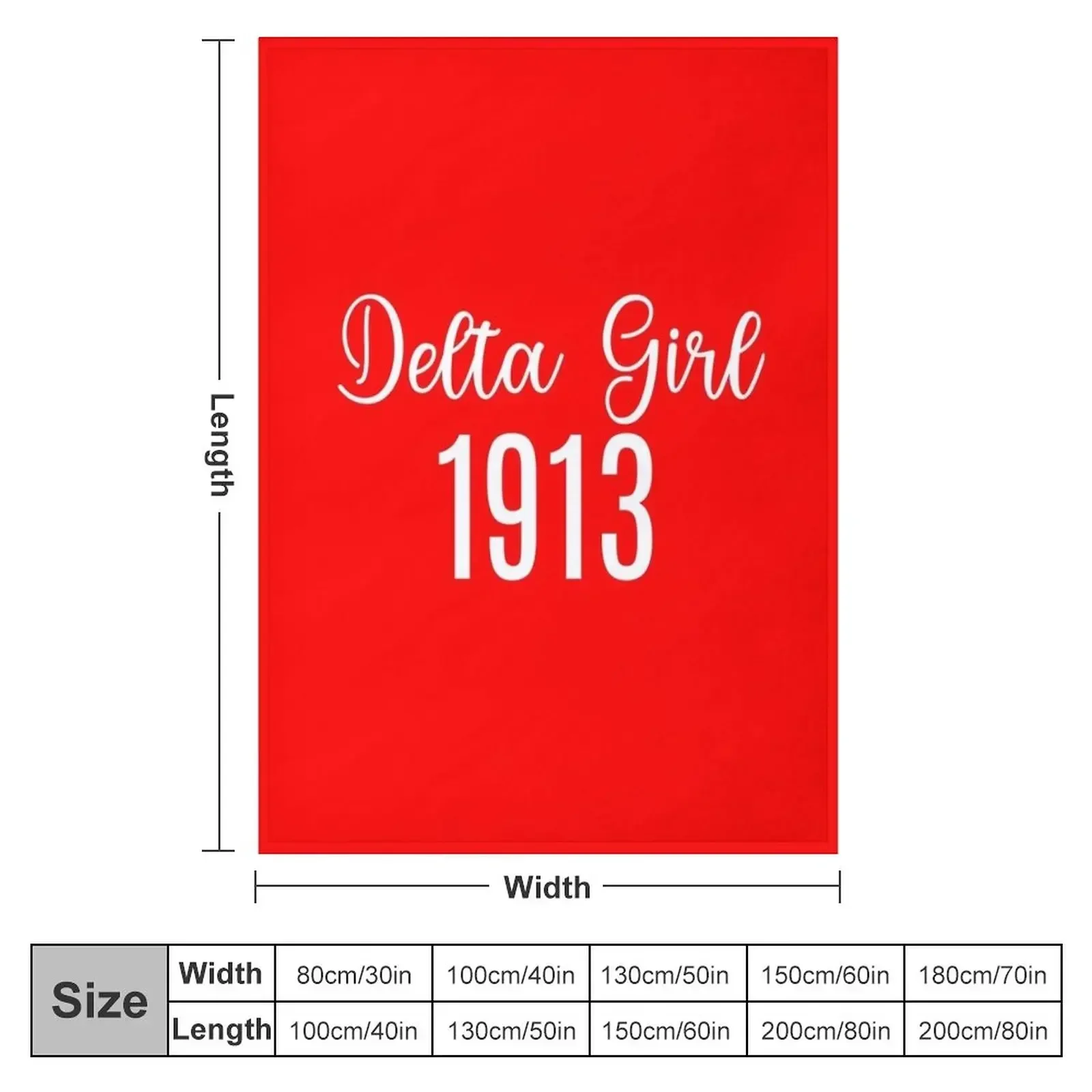 Delta Girl 1913 Throw Blanket Thermals For Travel Soft Plaid Decorative Beds Blankets For Sofas Blankets