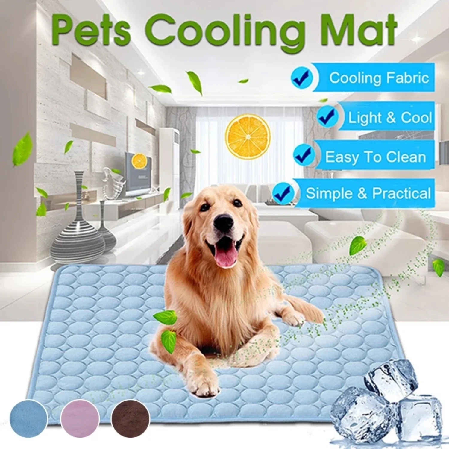 Must-Have Lightweight, Portable, and Essential Pet Cooling Mat - Prevent Overheating and Promote Relaxation - Perfect Summer Acc