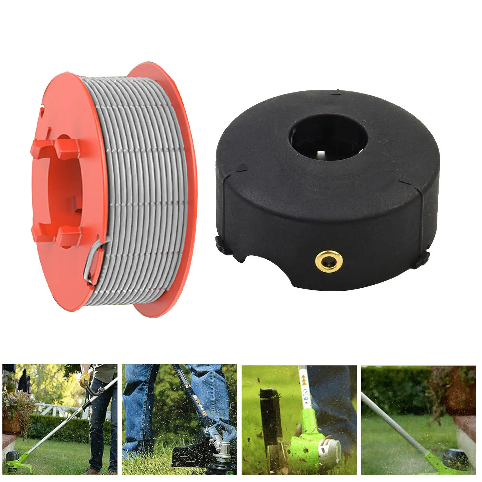 1 pçs linha de corte para bosch strimmer cortador de grama linha de corte de grama pátio cortador de grama cabeça de corte