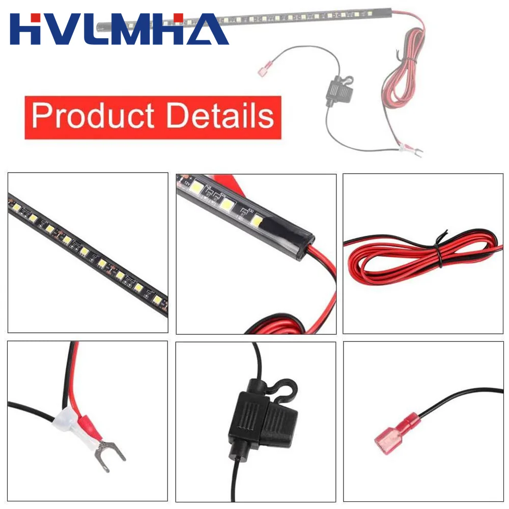 Barra de Luz LED Blanca Universal para Reparación de Motor Bajo el Capó con Interruptor de Encendido/Apagado Automático, Luz de Trabajo para Reparación de Autos, SUV, Camionetas y Todoterreno