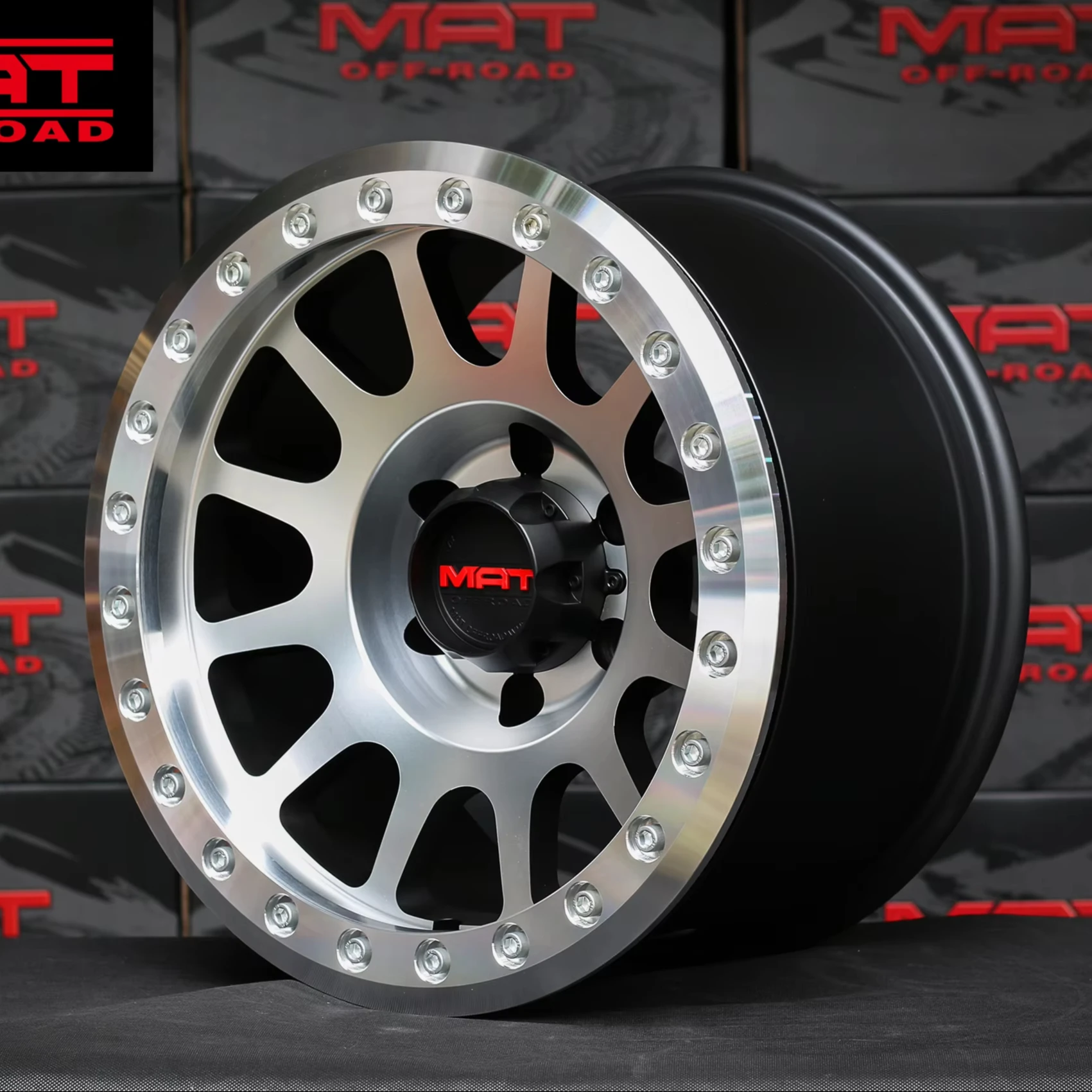 

Hot Sale REAL Beadlock 4x4 Wheel Rims Chrome 17 Inch 8.5J Off Road Wheels 6x139.7 Forged Rines Beadlock for Patrol Y61 for Jeep