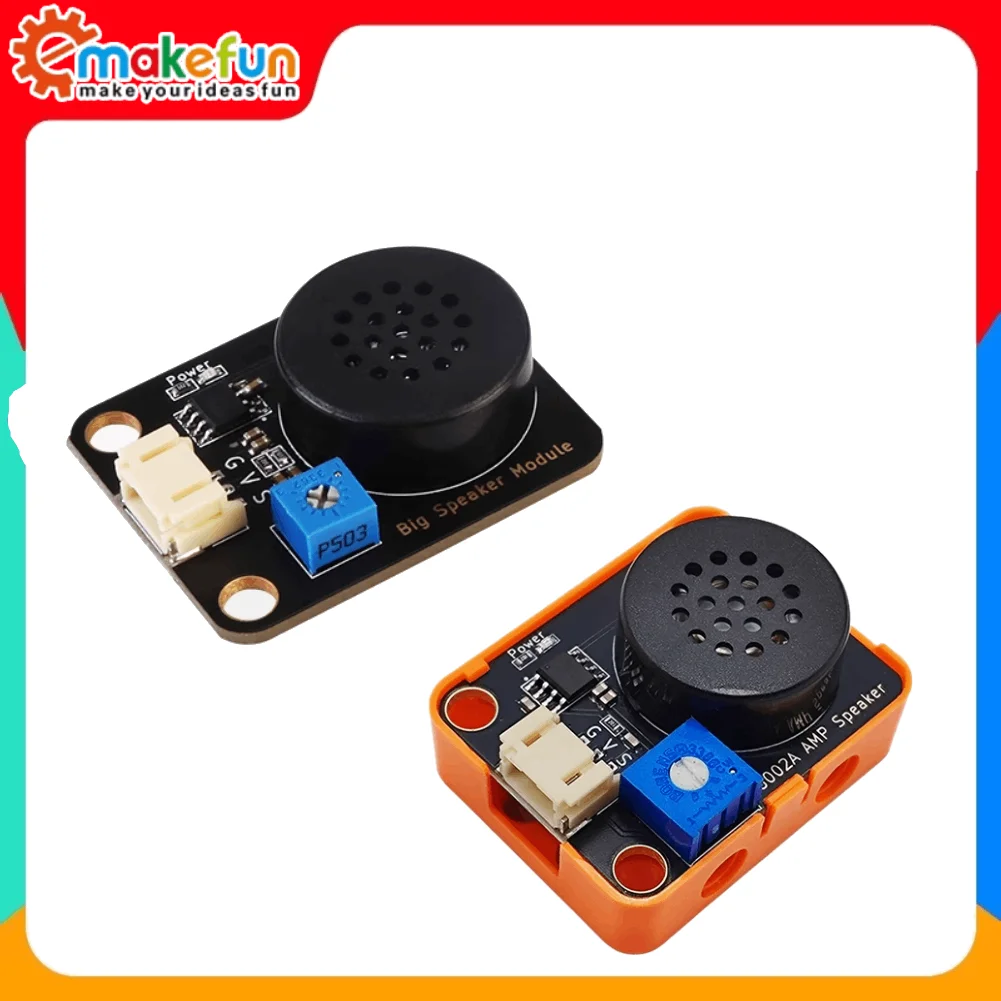 Uitgerust met versterkerluidsprekermodule, compatibel met Arduino, Microbit, ESP32, Raspberry Pi, STM32 enz.