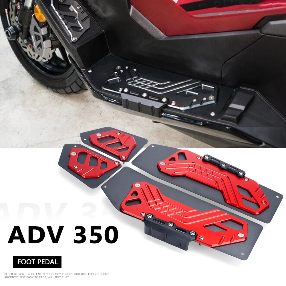 

Motorcycle Accessories CNC Aluminum Foot Mats Footrest Footpads Pedal Plate For Honda ADV350 ADV 350 ADV-350 adv350 2022 2023