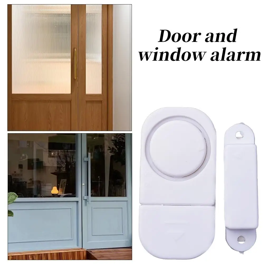 1Pc Door Window Wireless Alarm Battery Powered Tape Home Magnetic Sensor Your Or Easily Protects Alarm Office Installs Q7U5