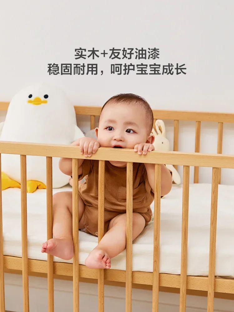 Hot salesCombination of baby crib and lathe, children's all solid wood