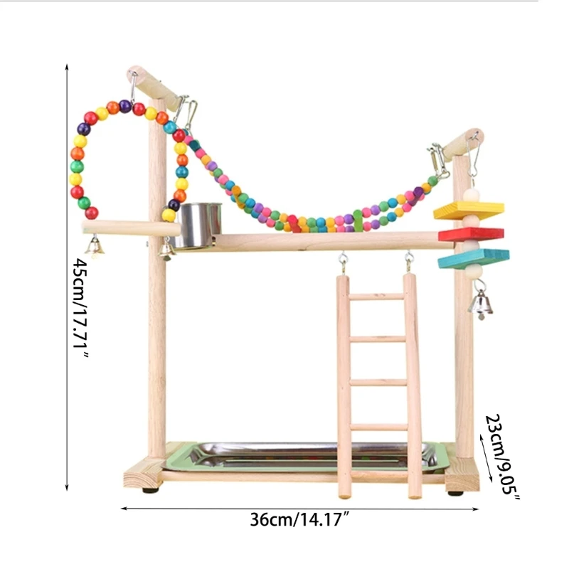 Suporte treinamento ponte brinquedo para pássaros papagaios periquitos calopsita