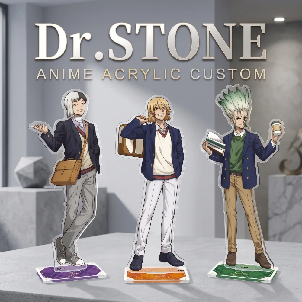 Anime Dr Stone 2026 New Acrylic Stand Keychain Senku Gen Tsukasa Custom Character Merch