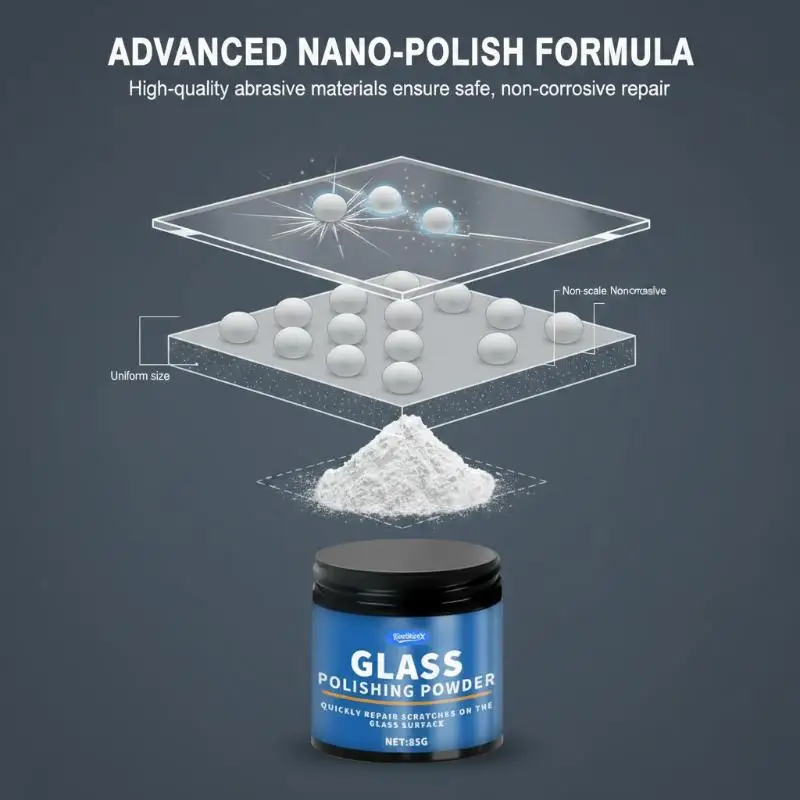 Glass Polishing Powder Professional Car Windshield  Remover Glass Polishing  Remover Repair Auto Care Accessories