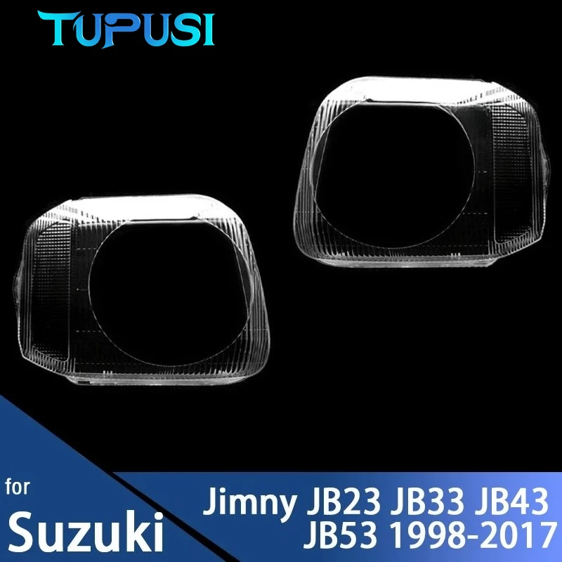 

for Suzuki Jimny JB23 JB33 JB43 JB53 1998-2017 Anti-Yellowing Headlight Cover Transparent PC Material Headlamp Lens Glass Shell
