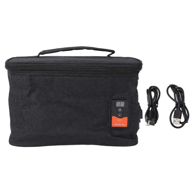 

Car Electric Food Warmer Lightweight Multifunctional Portable Food Warmer Adjustable Temperature Aluminum Film for Milk Bottle