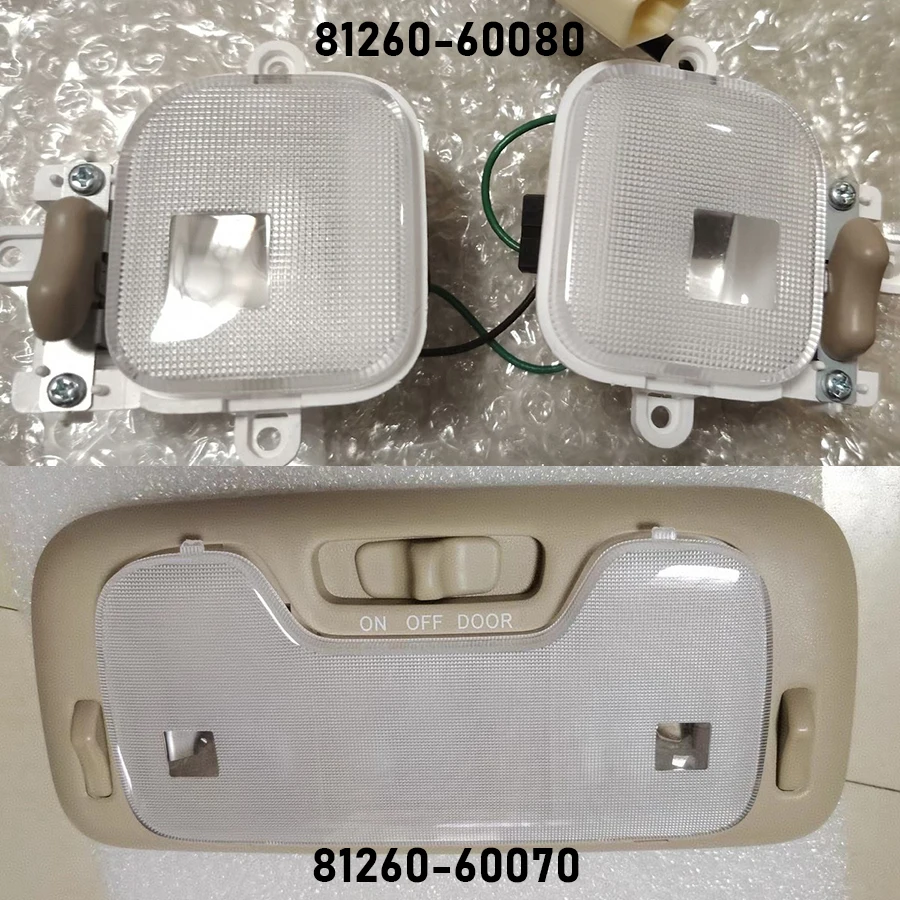 

1Pc Front Reading Lamp Interior Dome Light 81260-60080/81260-60070 For Land Cruiser 4500 4700 LC100 Lexus LX470
