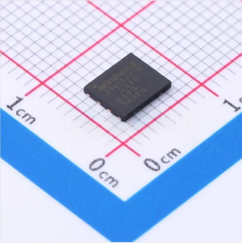 W25Q16JVZPIQ 3V, 16Mbit serial flash memory supporting dual/four-way SPI interfaces