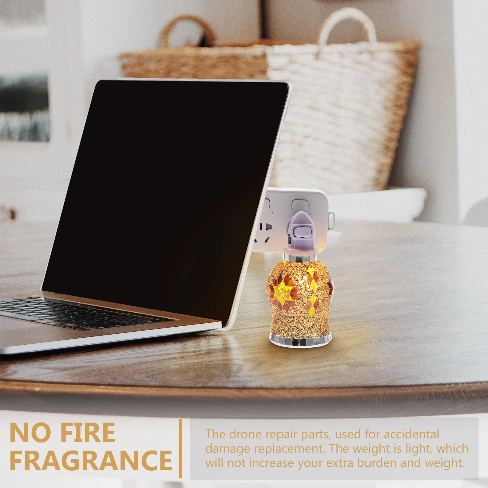 

1Pcs Elegant Aroma Diffuser Night Lamp Two in for Bedroom Coffee Table Home Decor Us Plug Fragrance Lamp