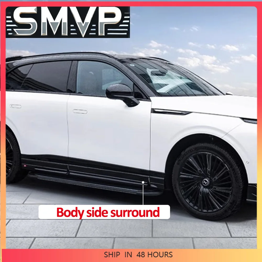 

Новинка для 2022-2025 Xpeng G9, комплект объемного звучания кузова, материал ABS, принадлежности для модификации автомобиля, боковые юбки кузова, спортивный внешний вид