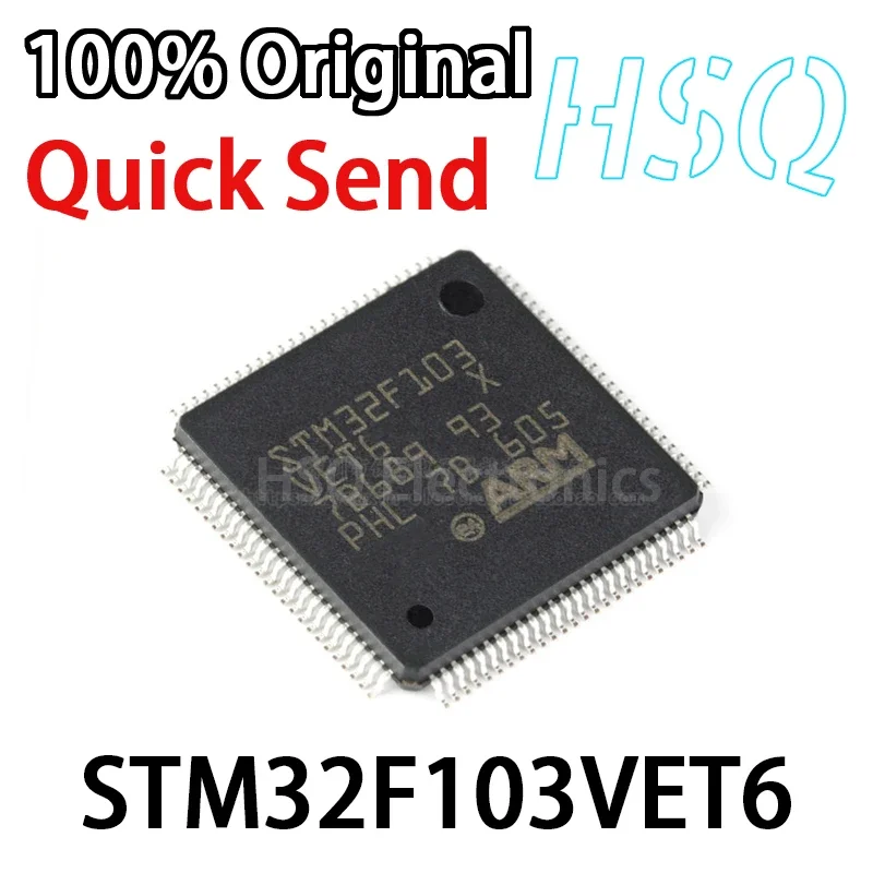 1PCS Original STM32F103VET6 STM32F103 LQFP-100 32-bit MCU