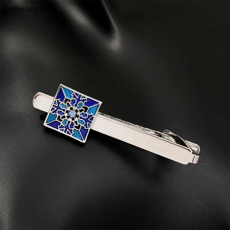 Abotoaduras e prendedor de gravata de esmalte francês de inspiração vintage, acessórios essenciais de camisa masculina, presente de joia de gravata requintada