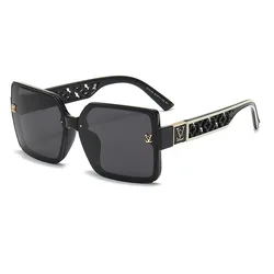 Luxury square designer sunglasses for women and men's brand driving aviation women's retro shading luxury UV400 sunglasses