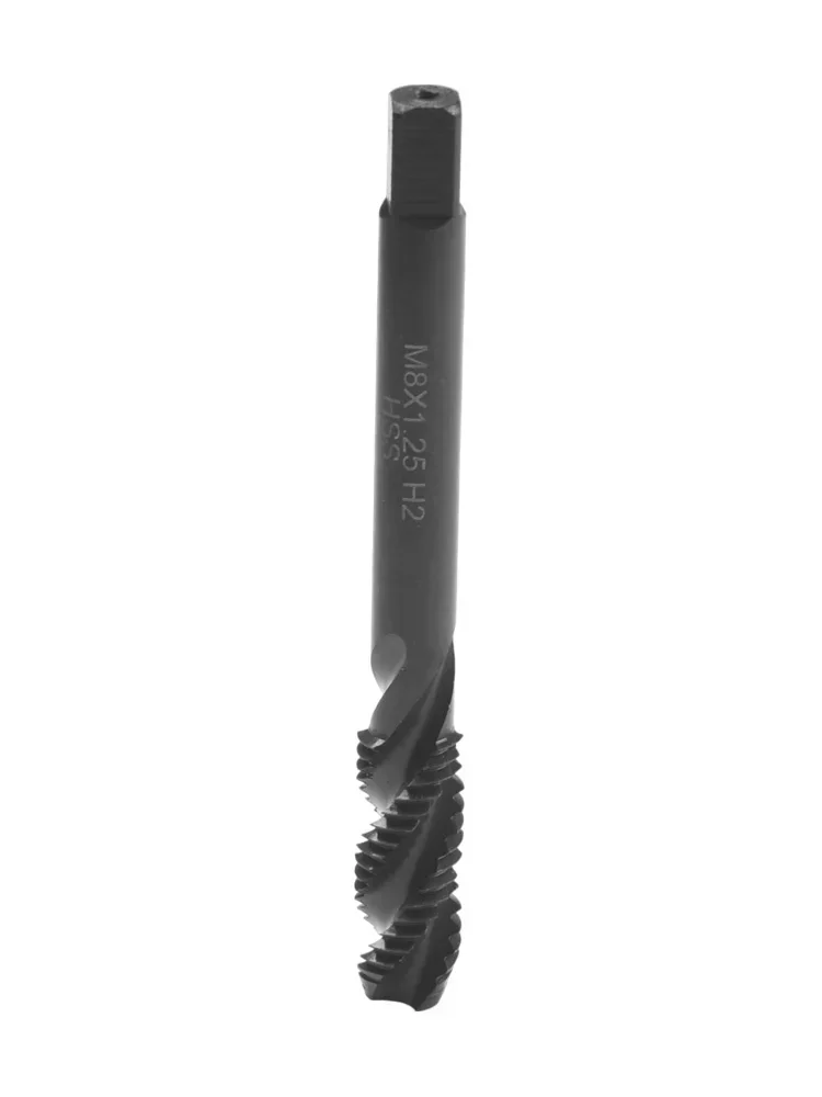 M8 X 1.25 Metric Machine Thread Tap Spiral Flute Tap Metric Package Contents Technology Clear Threads Without Burrs