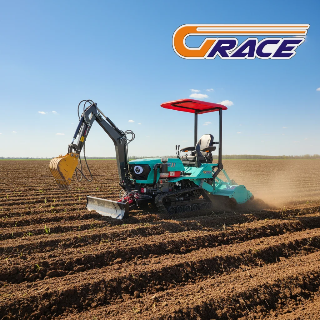 

Mini Crawler Tractor 35HP EURO 5 Waterproof Garden Tractor Factory Direct Wholesale Sale