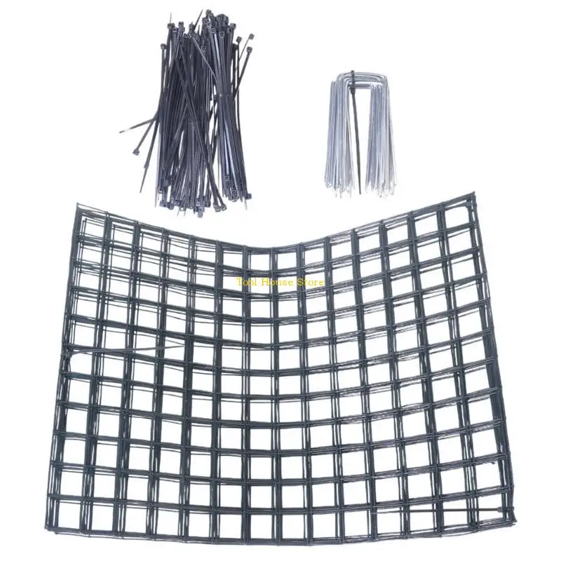 

Практичный протектор ствола дерева металлической сетки с безопасными связями и колом для завода