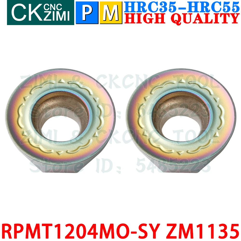 RPMT1204MO-SY ZM1135 RPMT 1204 MO SY ZM1135 R6 คาร์ไบด์แทรกรอบมิลลิ่งแทรกแนวตั้ง Indexable เครื่องมือ RPMT1204 EMRW 6R CNC เครื่องกลึงโลหะเครื่องกลึงโลหะเครื่องมือ