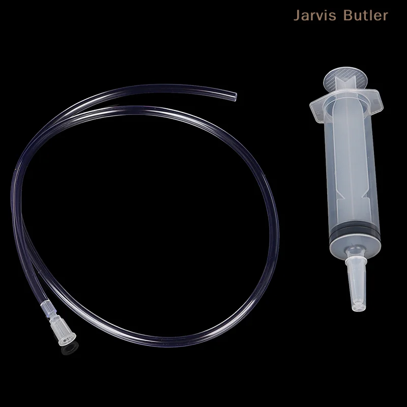 60ML plastic feeding syringe reusable pump with 80cm tube for lab medical tool