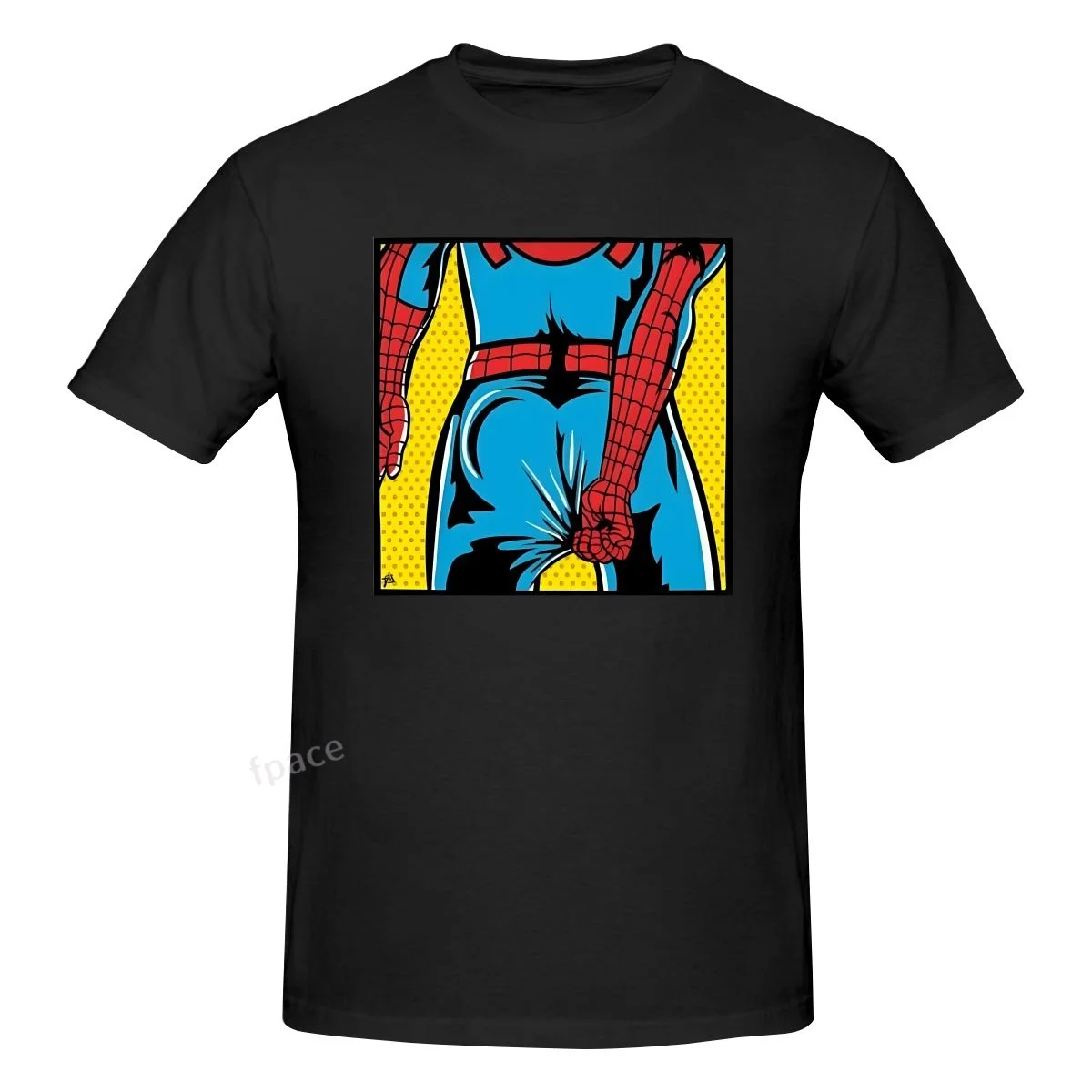 

FUNNY ANIME HERO Casual Cotton Summer Men Clothing Tops Men's Basic Short Sleeve T-Shirt