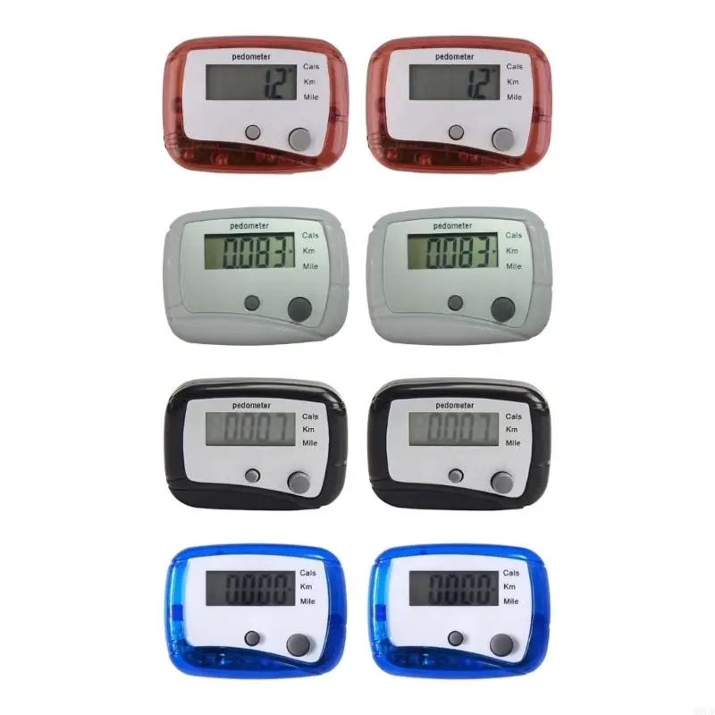 Simple Walking Pedometer Portable Sports Pedometer with Clip Accurate Fitness Trackers for Walking, Running, Sports 69HD