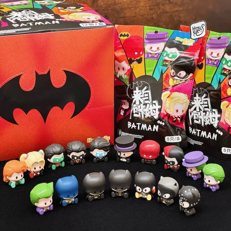 Supaly Dc Batman Arkham Series Mini Figure Blind Bag Joker Harley Quinn Barbara Catwoman Robin Collectible Cute Figurine Gifts