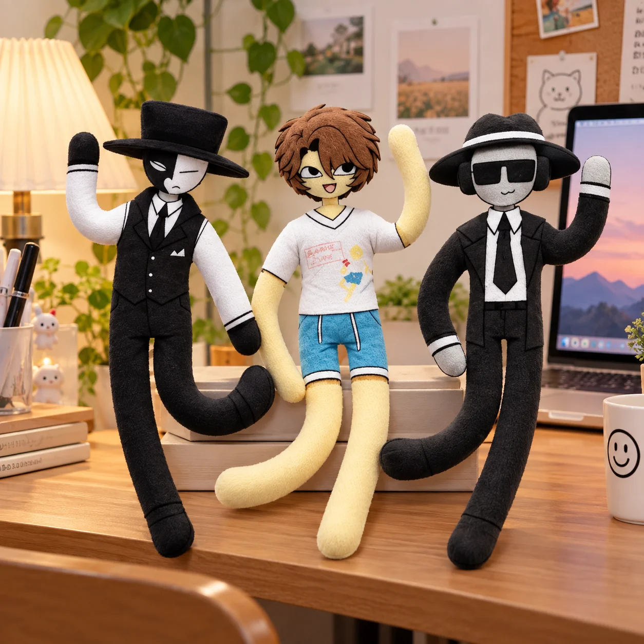 Die Of Death Plush Abstract Inner Wire Skeleton Poseable Bendable Doll Collectible Toy For Adults Fans Home Decor Birthday Gift
