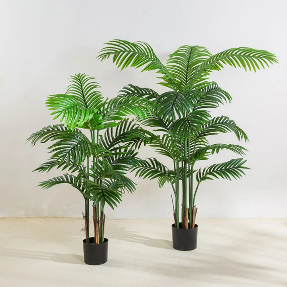 Large Light Luxury Loose Tail Sunflower Simulation Green Plant Bionic False Tree Bamboo Tropical Landscape Decoration