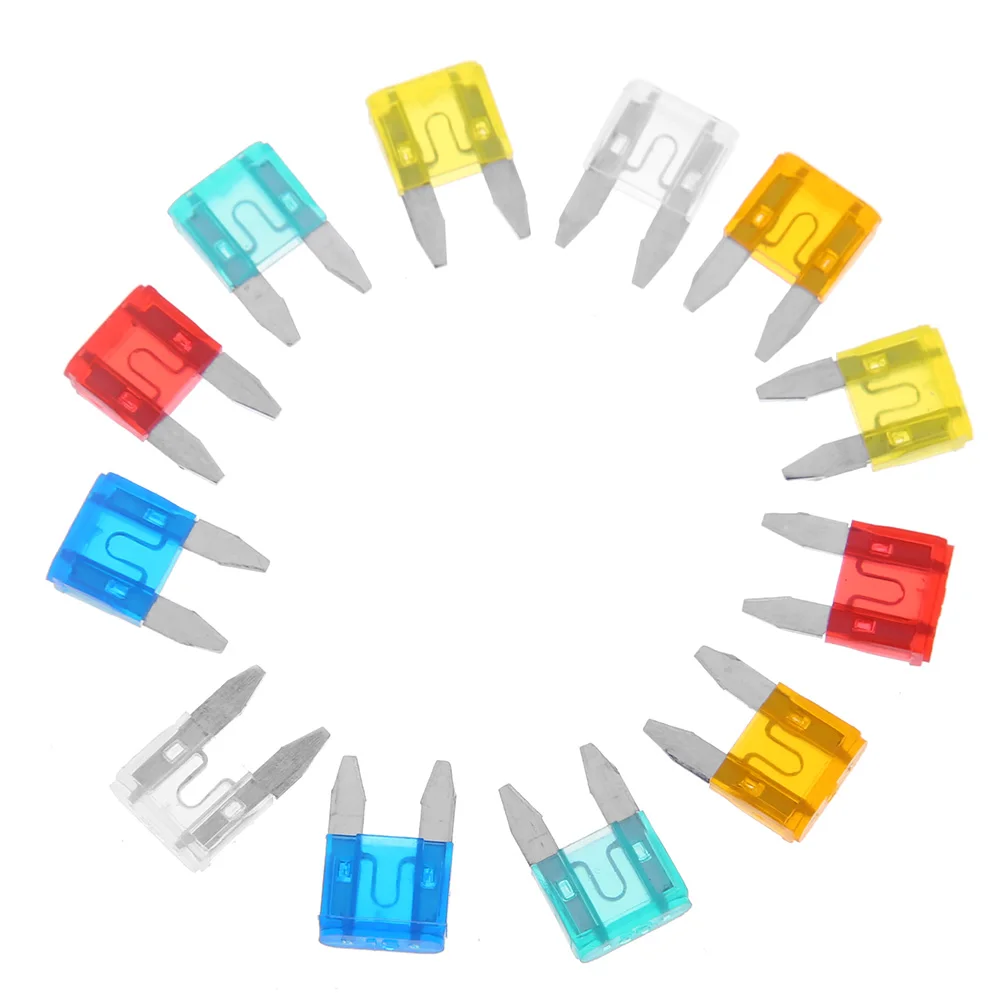 60-240Pcs 5A 10A 15A 20A 25A 30A Mixed Set Kit Auto Car Styling Cars Truck Mini Fuse Mixed Set Kit Blade Fuses Accessories