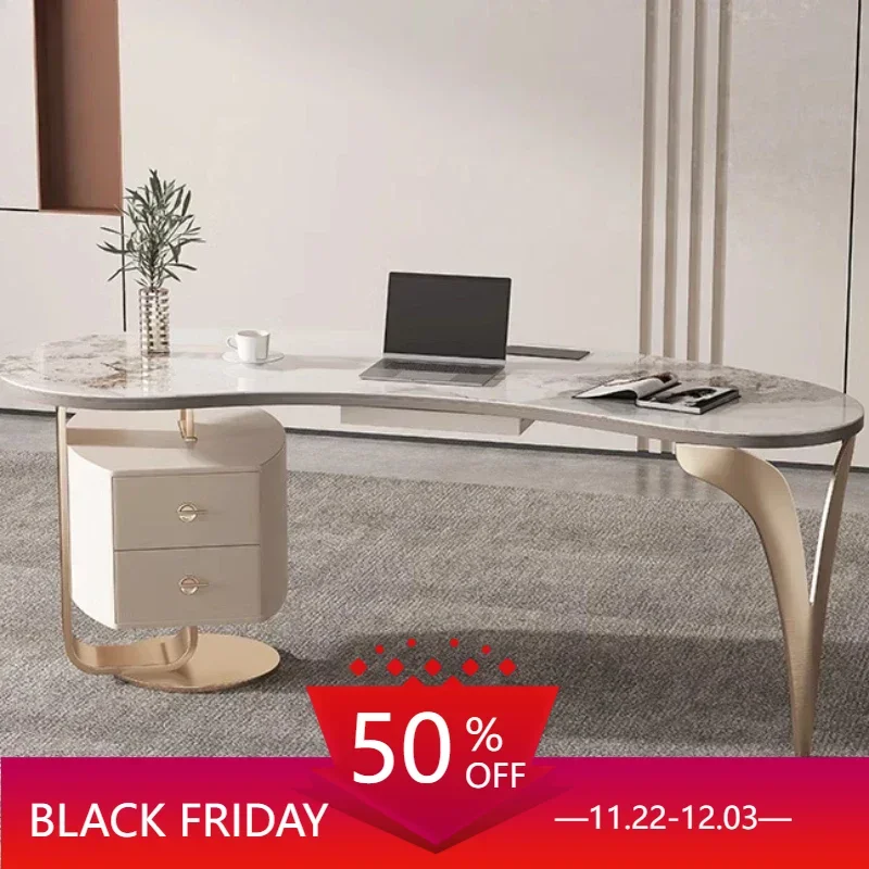 Small Computer Standing Desk Table Corner Writing Vanity Office Supplies Desk Table Study Scrivania Ad Angolo Home Furniture