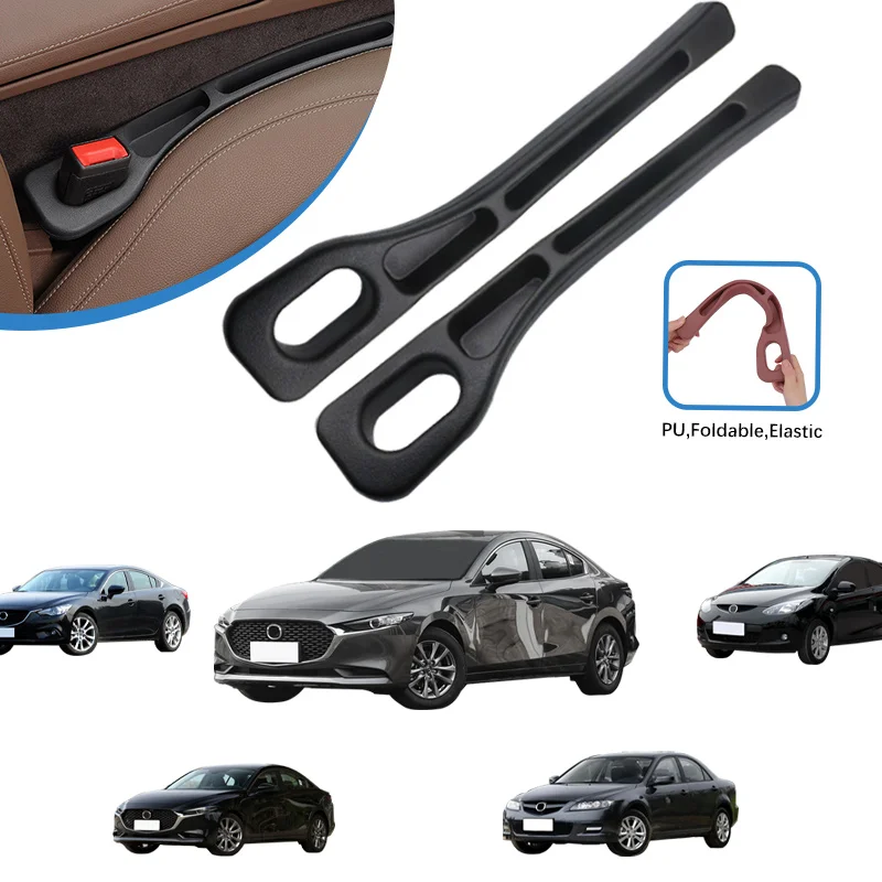 Car Seat Gap Filler Side Seam Plug Strip Leak-proof Filling Strip For Mazda Skyactiv 2 3 5 6 8 CX90 CX30 CX5 CX3 CX8 Accessories