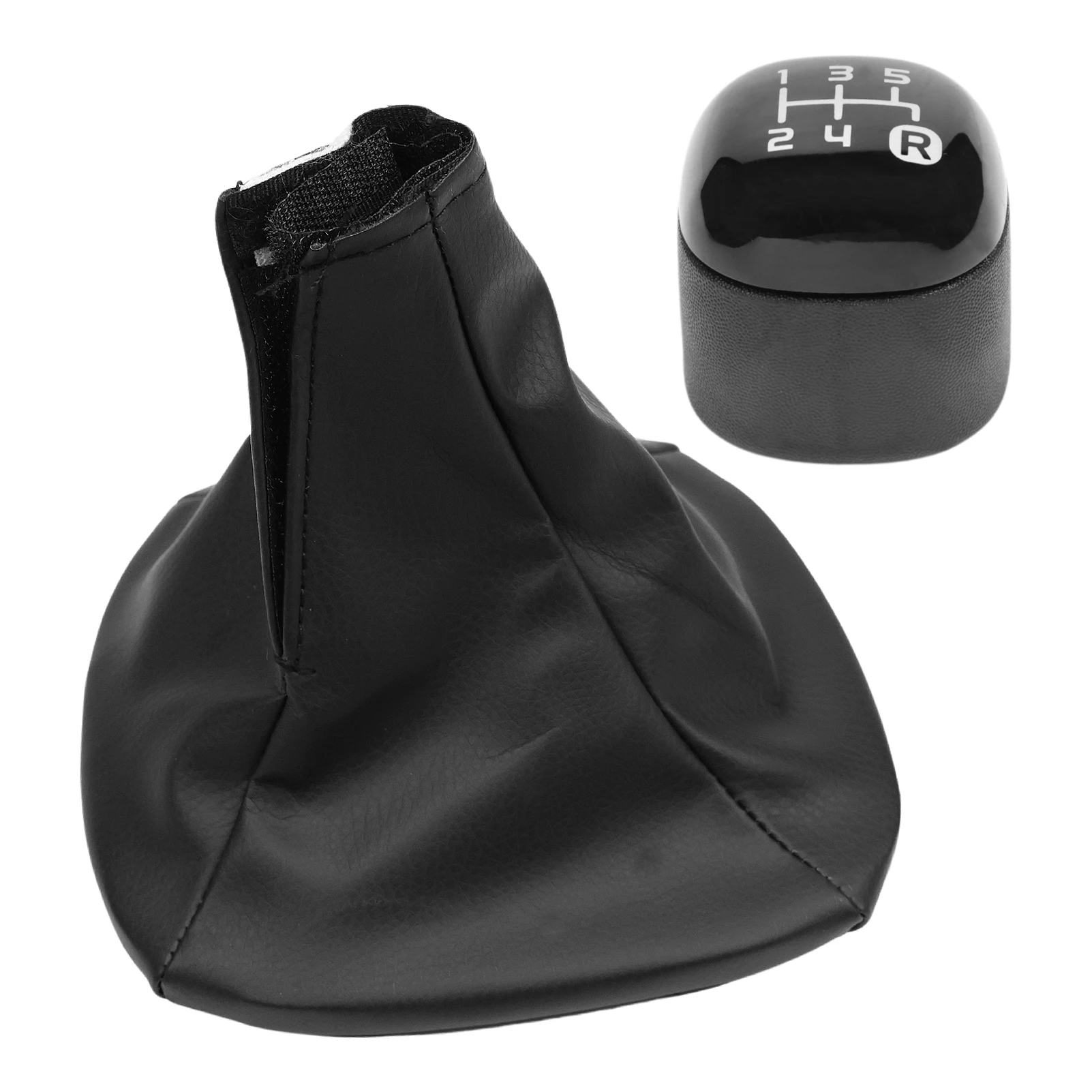 Suitable for Fiat Panda III X58L from 2012 5 Speed Manual Gear Knob and Cover Kit model number 502942700 6930025-27-28