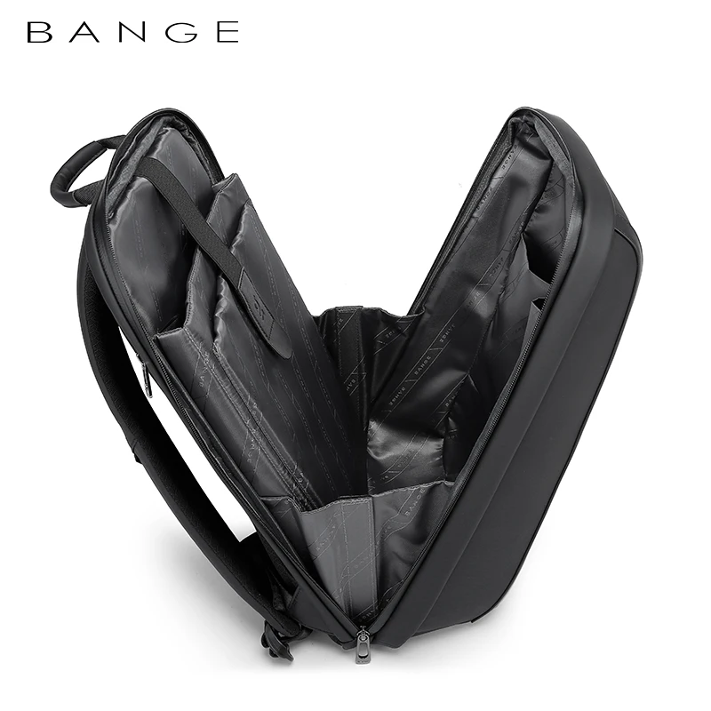 BANGE-Mochila Impermeável para Homens e Mulheres, Bolsa para Laptop, Negócios, Solid, Simples, Multicolor, Moda, Novo