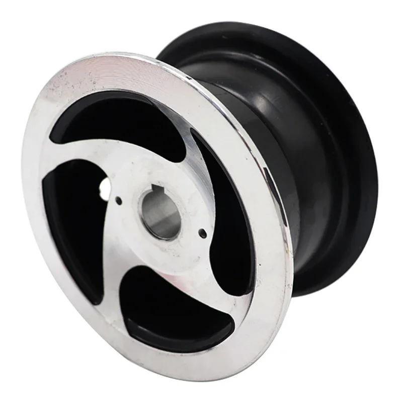 4 Inch 4.10/3.50-4 9x3.50-4 3.00-4 Hub Aluminium Alloy Wheel Rims Keyway Bearing Hub for MiNi Moto,ATV&Go Kart Electric Scooter