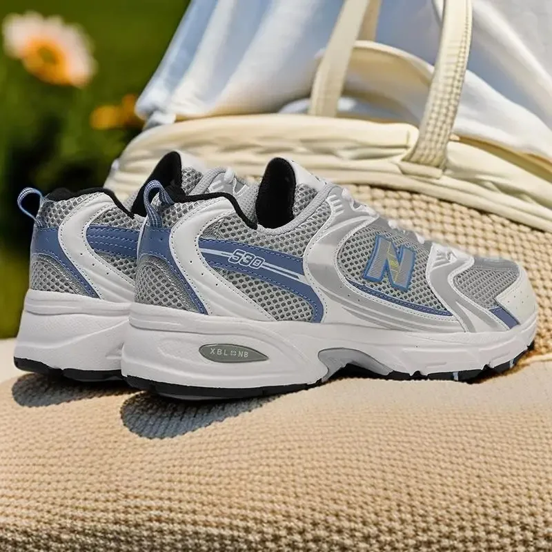 

Men's Trendy Sneakers Lightweight Running Trainers Shock Absorbing Basketball Shoes Breathable Mesh