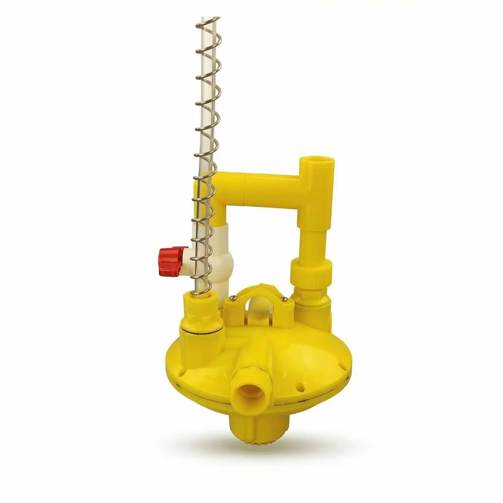 Regulator with Coiled Tube Inline Pressure Reducing Valve Adjustable for Poultry