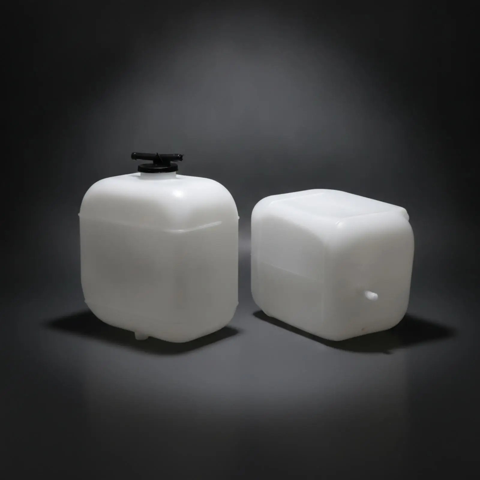 White Plastic Excavator Coolant Reservoir Tank Auxiliary Overflow Bottle Replacement for KX30 KX35 Model 40 U55 155-3 165-5 161
