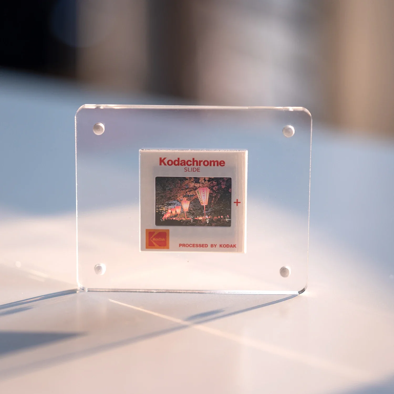 Acrylic photo frame] light and shadow film reverse photo frame/suitable for 5 * 5cm card