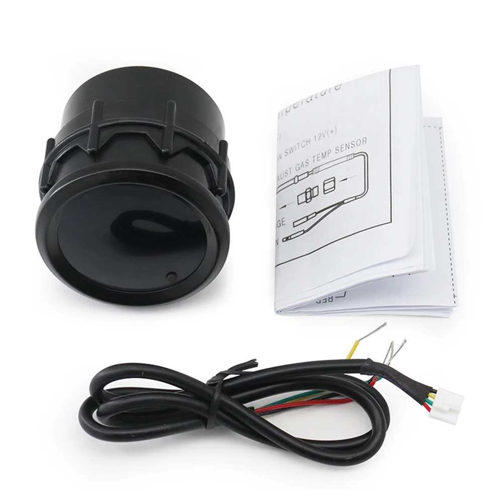 2,52mm LED Getönte 7-Farben-Serie: Boost/Wassertemperatur/Öltemperatur/Öldruck/Voltmeter/Luft-Kraftstoff-Verhältnis/EGT/Drehzahlmesser für Fahrzeuge – Detail 33