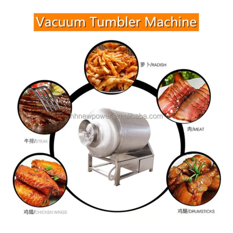 500L vacuum tumbling marinator salt beef meat massage tumbler blender mixer for meat processing