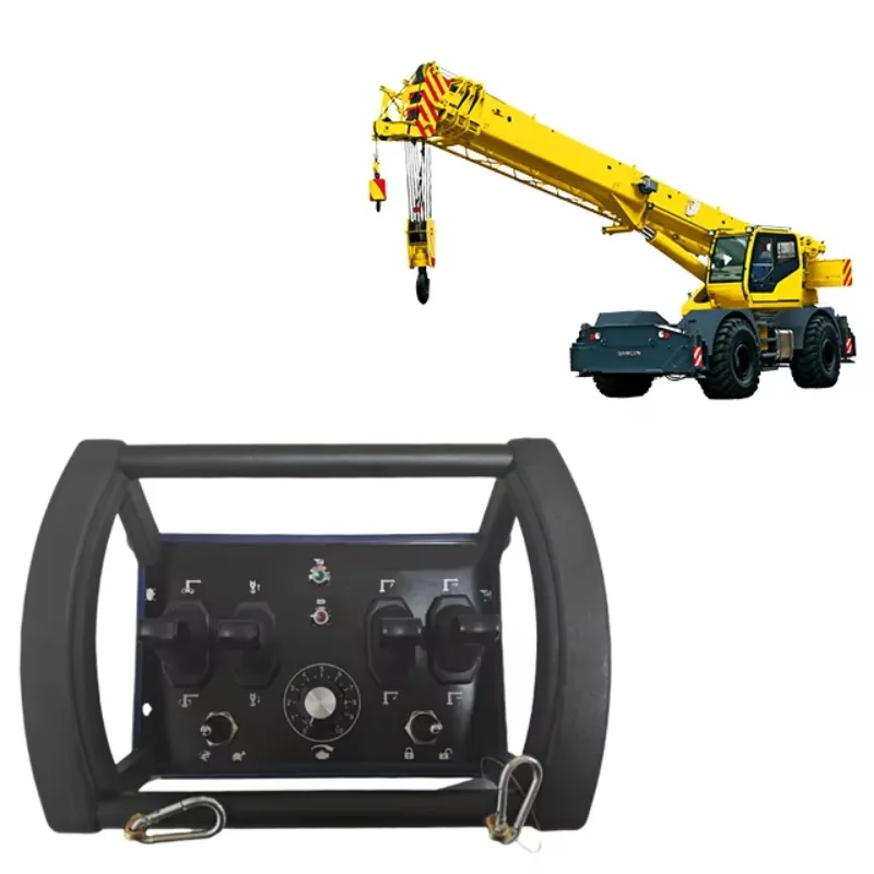 

Factory Wholesale 4-6 Motor 12V 24V Wireless Proportional Remote Control Sets For Crane Waterproof Hydraulic 433.92MHz Frequency